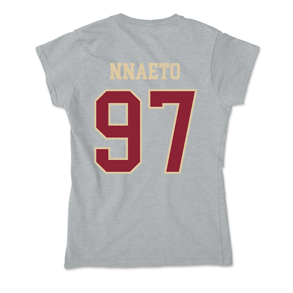 Boston College - NCAA Football : Chuck Nnaeto - Soft Style Women’s T-Shirt-1