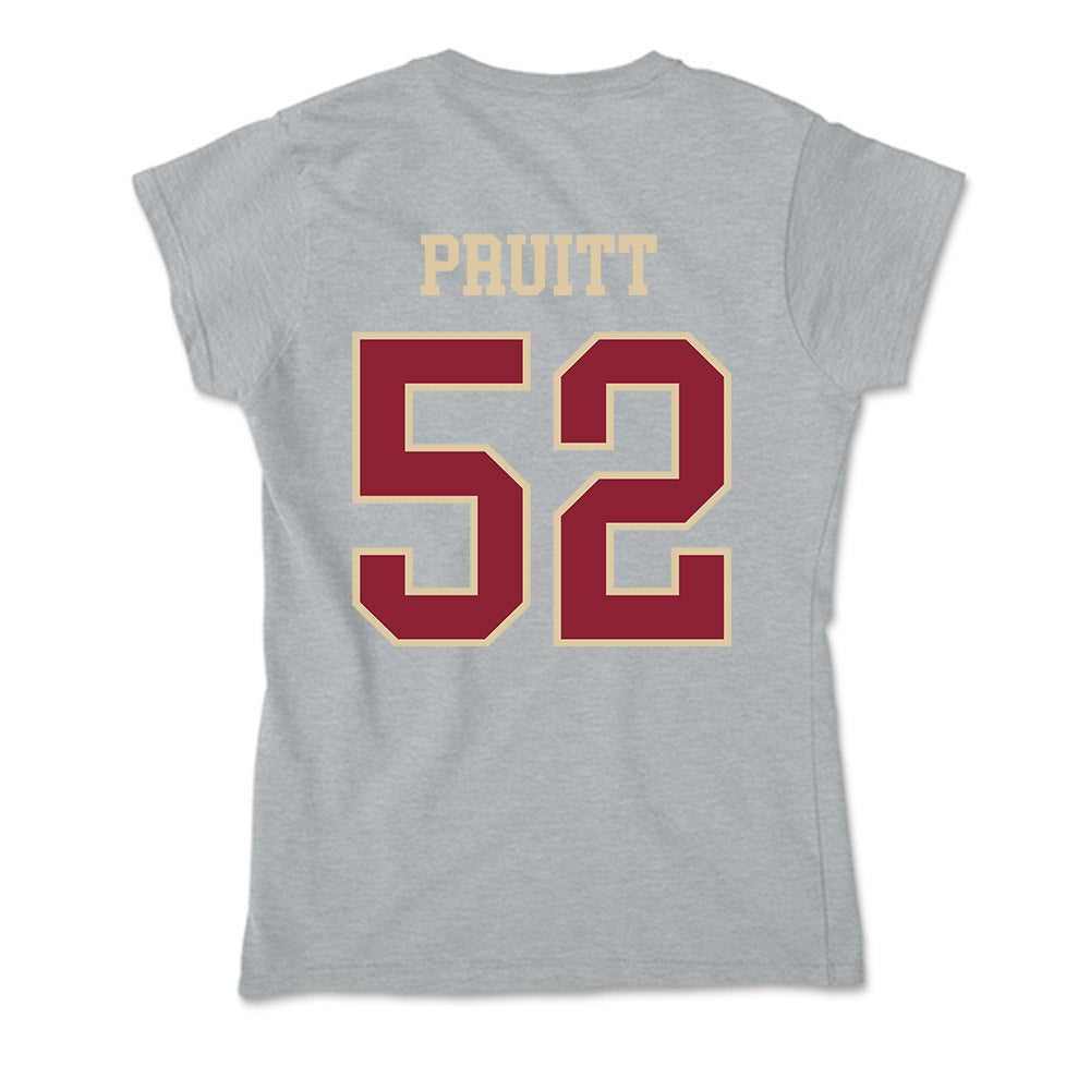 Boston College - NCAA Football : Judah Pruitt - Soft Style Women’s T-Shirt-1