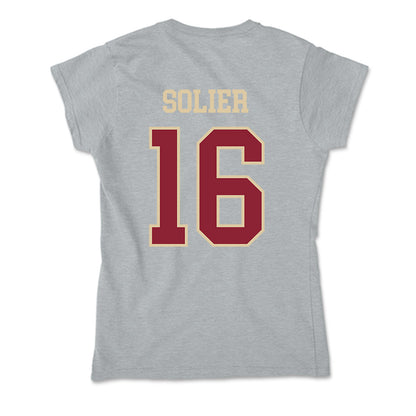 Boston College - NCAA Baseball : Julio Solier - Soft Style Women’s T-Shirt-1