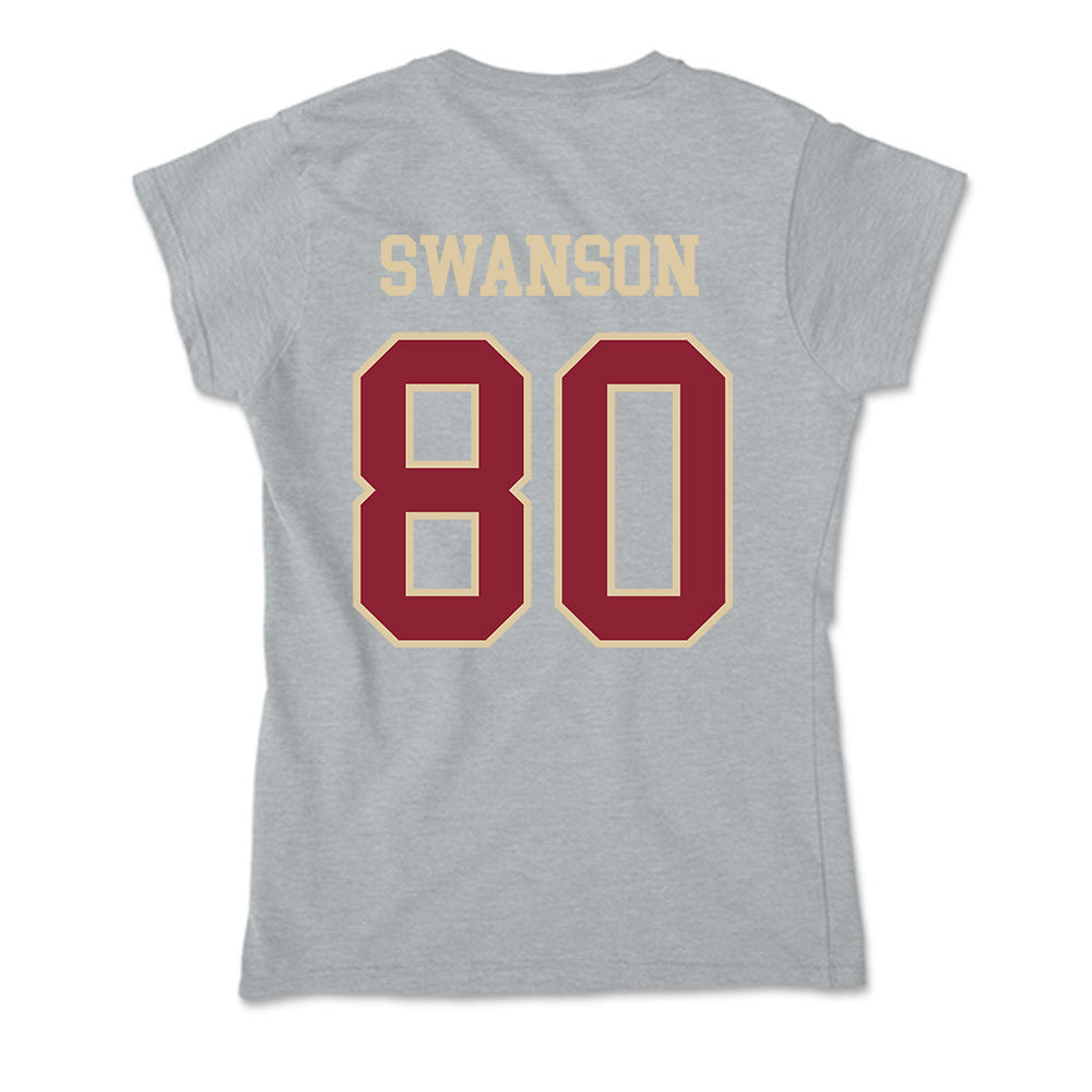 Boston College - NCAA Football : Reed Swanson - Soft Style Women’s T-Shirt-1