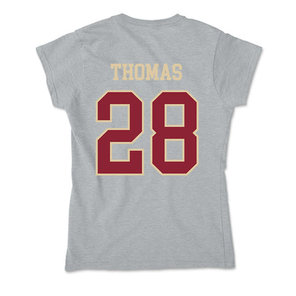 Boston College - NCAA Football : Zacari Thomas - Soft Style Women’s T-Shirt-1