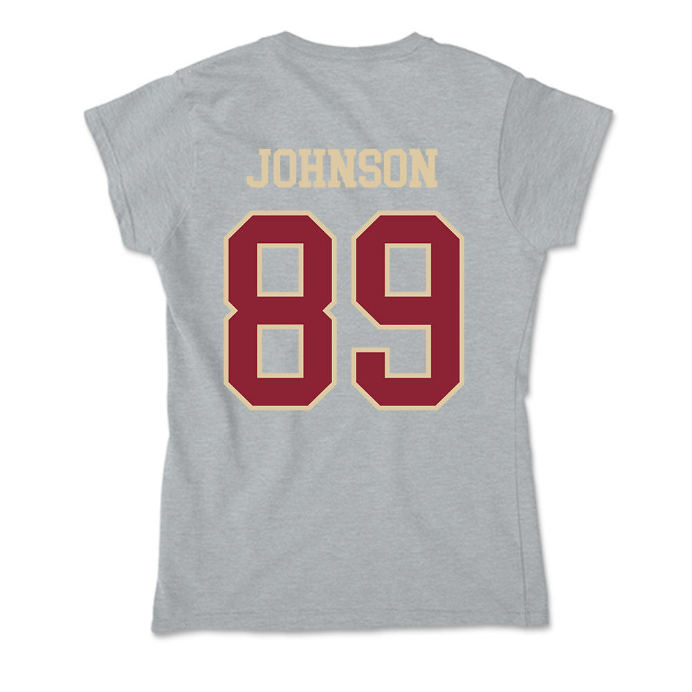 Boston College - NCAA Football : DJ Johnson - Soft Style Women’s T-Shirt-1