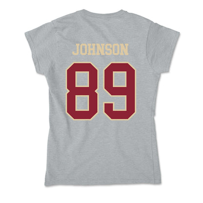 Boston College - NCAA Football : DJ Johnson - Soft Style Women’s T-Shirt-1