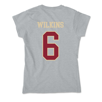 Boston College - NCAA Football : VJ Wilkins - Soft Style Women’s T-Shirt-1