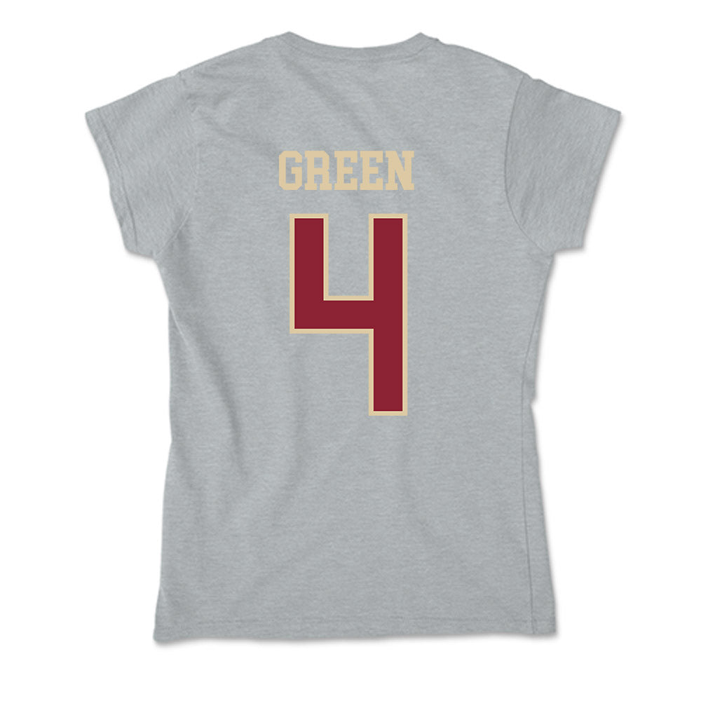 Boston College - NCAA Football : Javarius Green - Soft Style Women’s T-Shirt-1