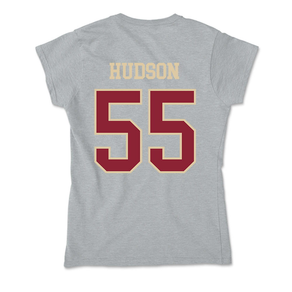 Boston College - NCAA Football : Christian Hudson - Soft Style Women’s T-Shirt-1