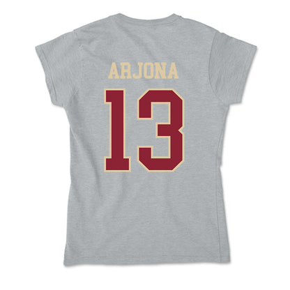 Boston College - NCAA Football : Enzo Arjona - Soft Style Women’s T-Shirt-1