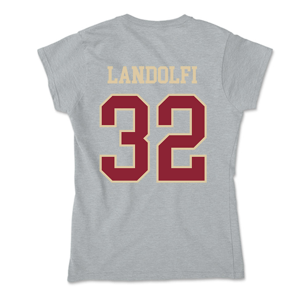 Boston College - NCAA Football : Michael Landolfi - Soft Style Women’s T-Shirt-1