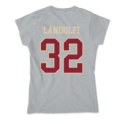 Boston College - NCAA Football : Michael Landolfi - Soft Style Women’s T-Shirt-1