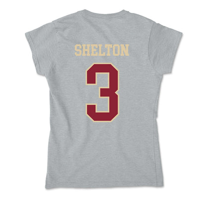 Boston College - NCAA Men's Basketball : Ernest Shelton - Soft Style Women’s T-Shirt-1