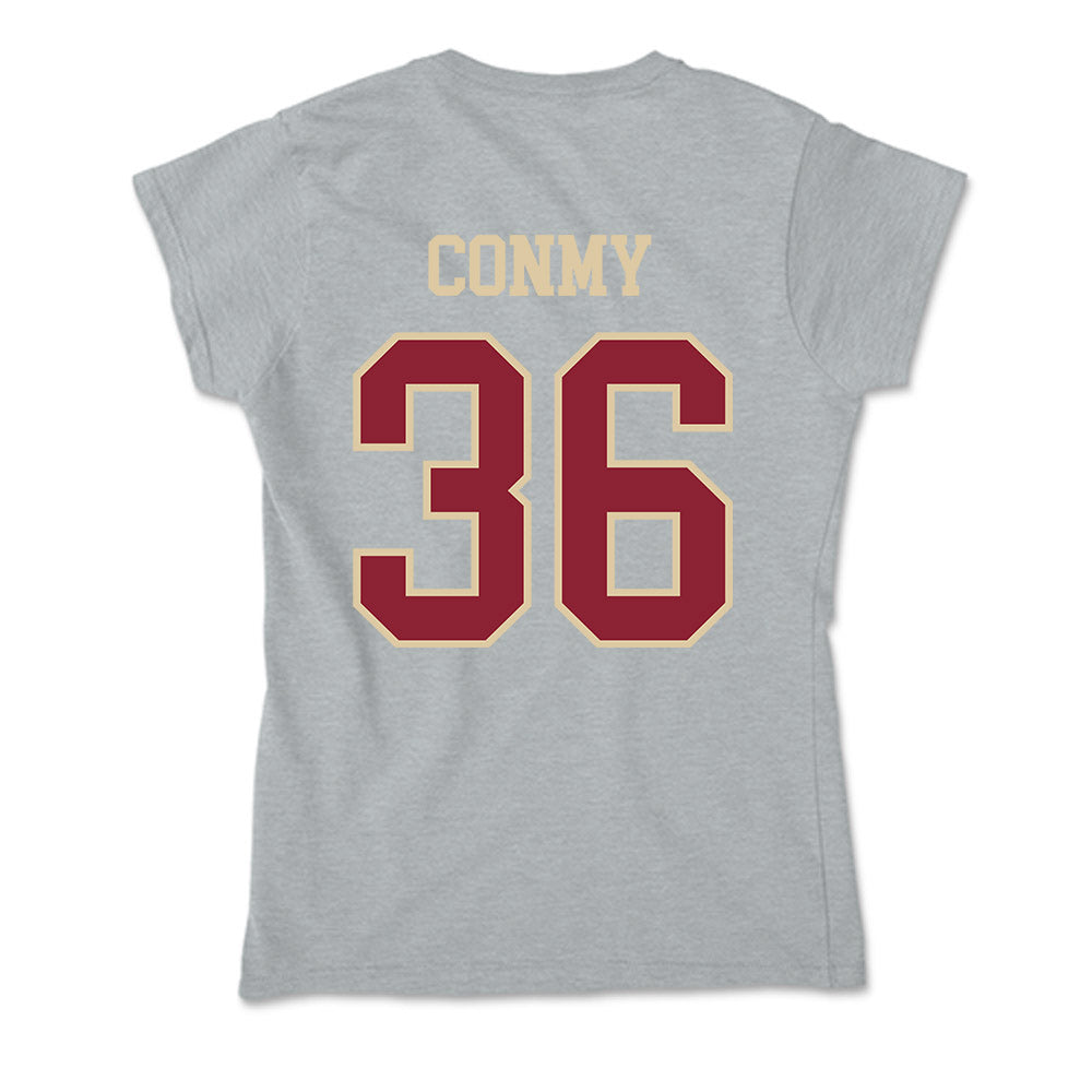 Boston College - NCAA Men's Ice Hockey : Ryan Conmy - Soft Style Women’s T-Shirt-1