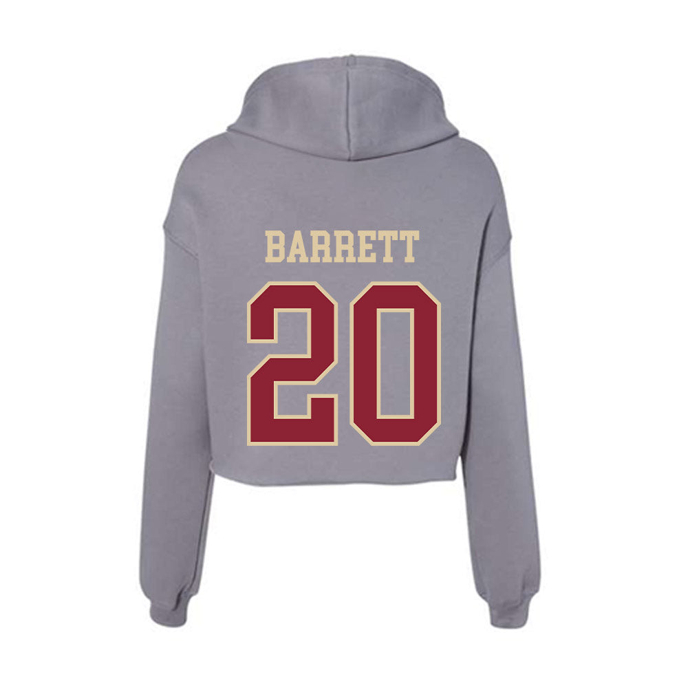 Boston College - NCAA Football : Billy Barrett - Women's Crop Fleece Hoodie-1