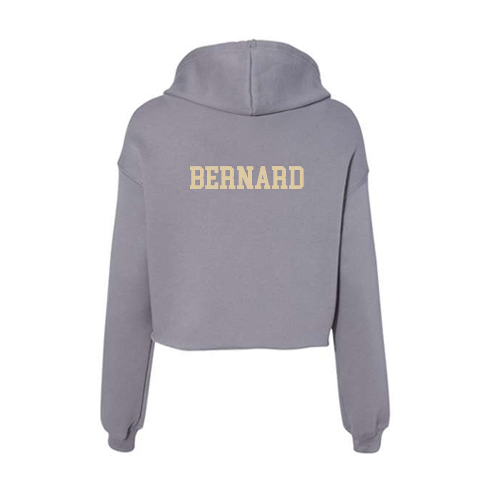 Boston College - NCAA Women's Track & Field : Kylee Bernard - Women's Crop Fleece Hoodie-1