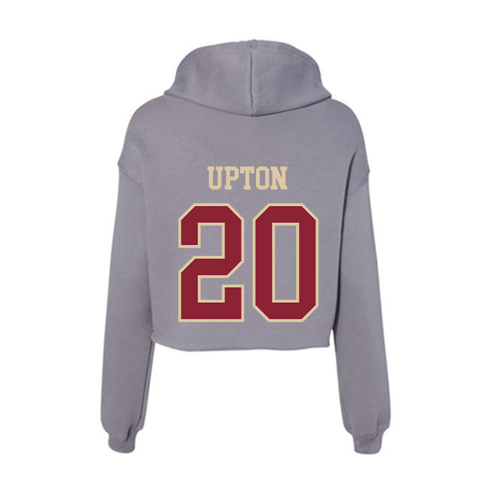 Boston College - NCAA Football : Marcus Upton - Women's Crop Fleece Hoodie-1