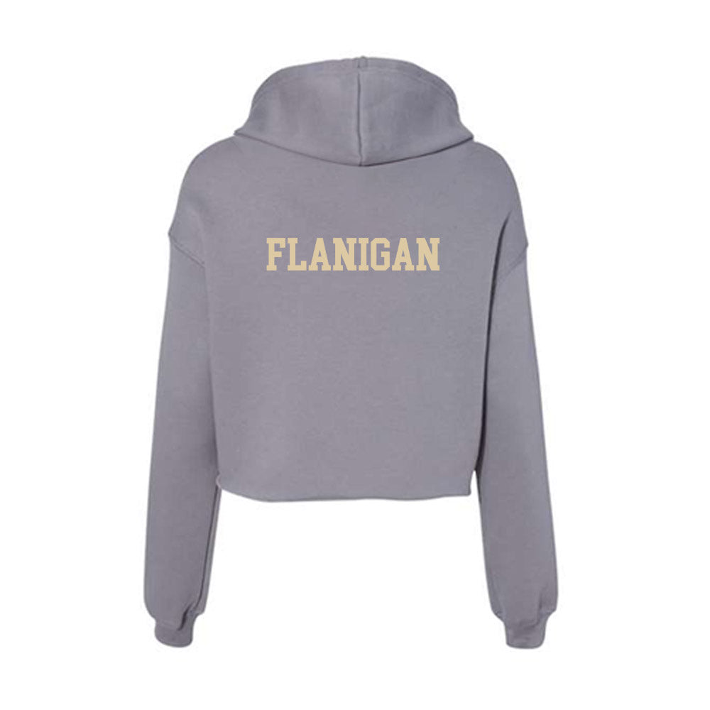 Boston College - NCAA Skiing : Bode Flanigan - Women's Crop Fleece Hoodie-1