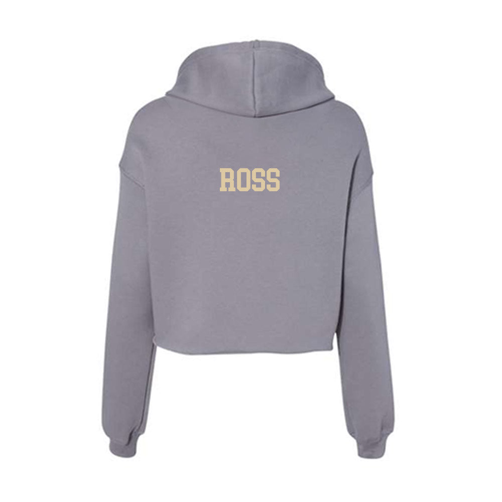 Boston College - NCAA Women's Rowing : Sierra Ross - Women's Crop Fleece Hoodie-1