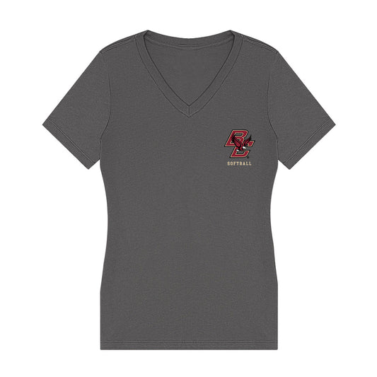 Boston College - NCAA Softball : Avery Peakes - Women's V-Neck T-Shirt-0