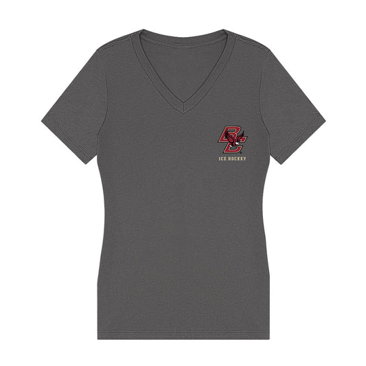Boston College - NCAA Women's Ice Hockey : Mila Advani - Women's V-Neck T-Shirt-0
