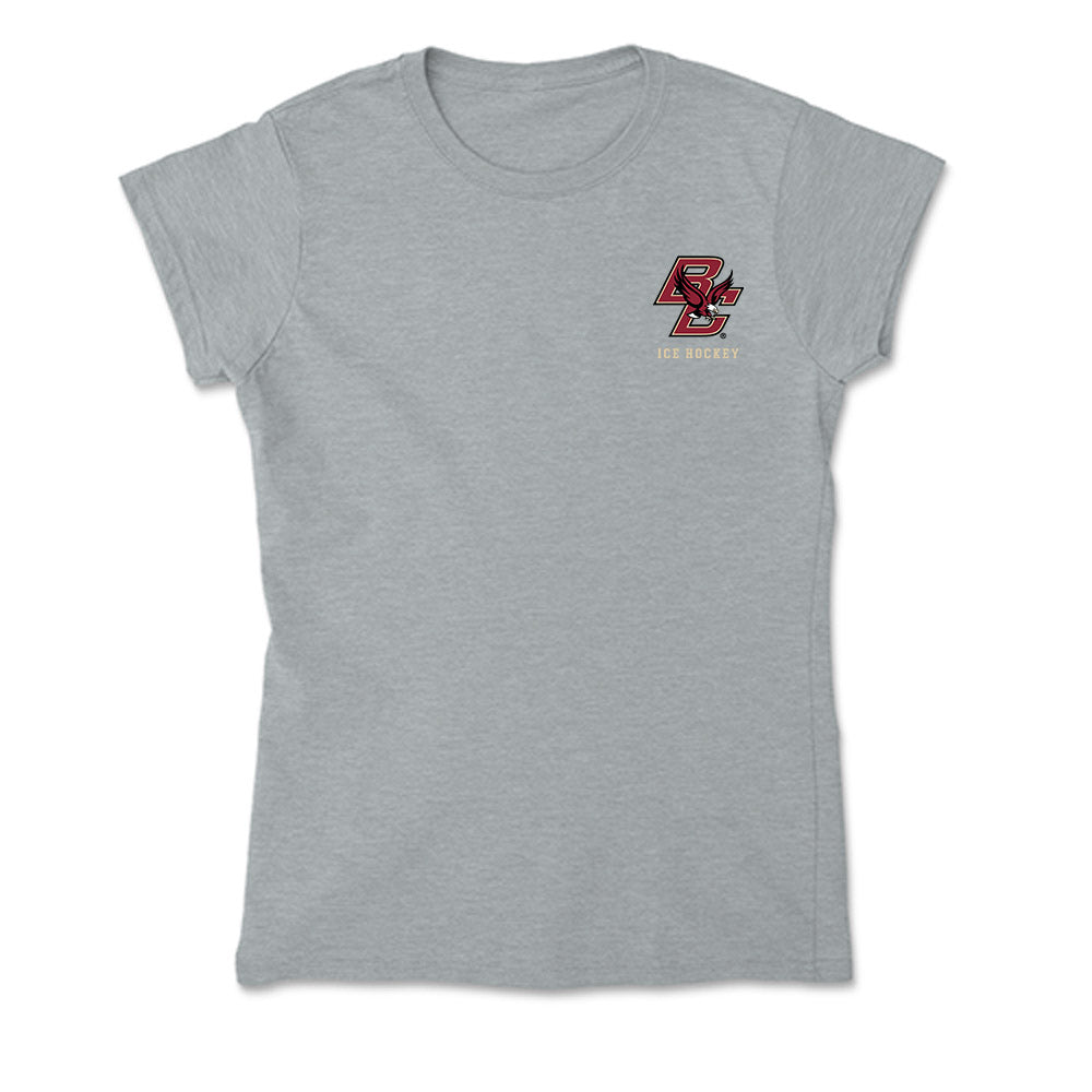 Boston College - NCAA Women's Ice Hockey : Grace Bickett - Soft Style Women’s T-Shirt-0