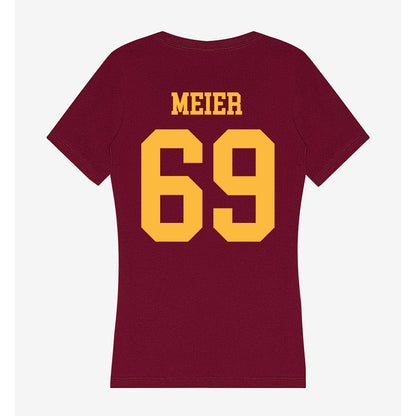 Minnesota - NCAA Football : Gavin Meier - Women's V-Neck T-Shirt-1