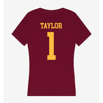 Minnesota - NCAA Football : Darius Taylor - Women's V-Neck T-Shirt-1