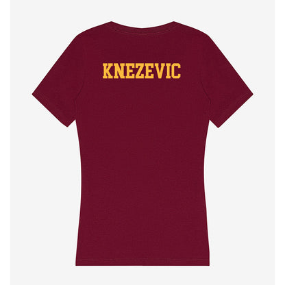 Minnesota - NCAA Women's Tennis : Nora Knezevic - Women's V-Neck T-Shirt-1