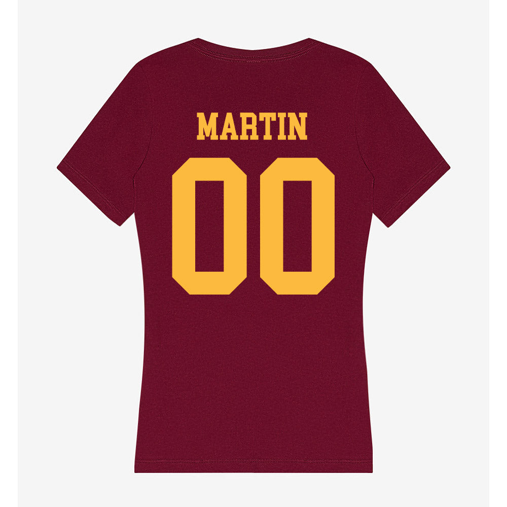 Minnesota - NCAA Women's Soccer : Sarah Martin - Women's V-Neck T-Shirt-1