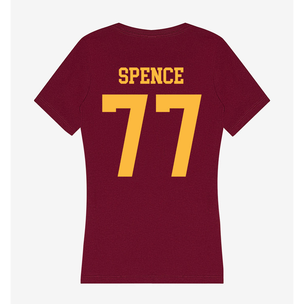 Minnesota - NCAA Football : Nick Spence - Women's V-Neck T-Shirt-1