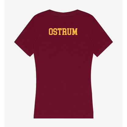Minnesota - NCAA Women's Gymnastics : Arianna Ostrum - Women's V-Neck T-Shirt-1
