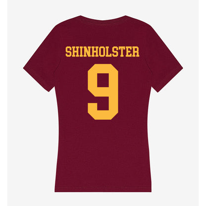 Minnesota - NCAA Men's Basketball : Kai Shinholster - Women's V-Neck T-Shirt-1