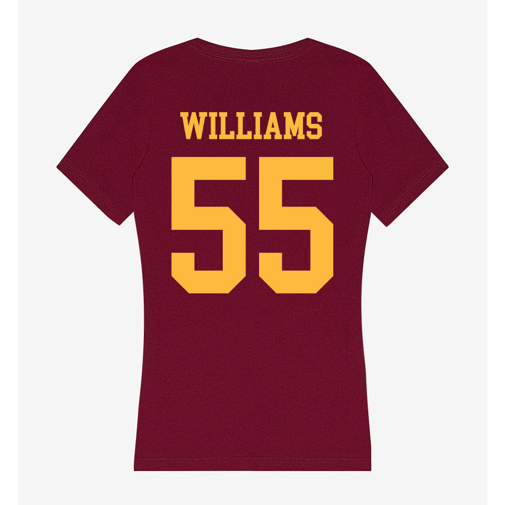 Minnesota - NCAA Football : Jerome Williams - Women's V-Neck T-Shirt-1
