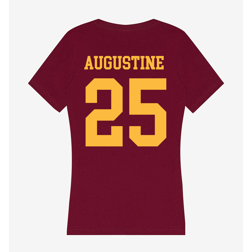 Minnesota - NCAA Men's Track & Field : Devin Augustine - Women's V-Neck T-Shirt-1