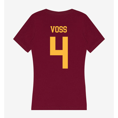 Minnesota - NCAA Football : Roman Voss - Women's V-Neck T-Shirt-1