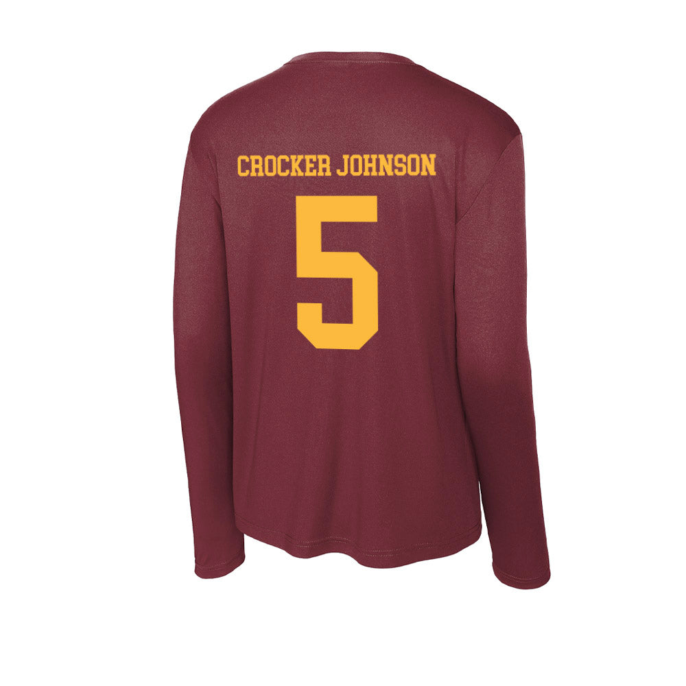 Minnesota - NCAA Men's Basketball : Jaylen Crocker johnson - Activewear Long Sleeve T-Shirt-1