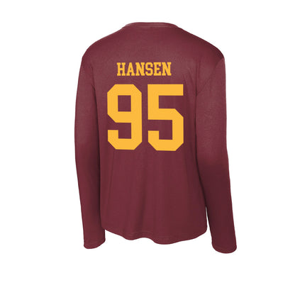 Minnesota - NCAA Football : Colin Hansen - Activewear Long Sleeve T-Shirt-1