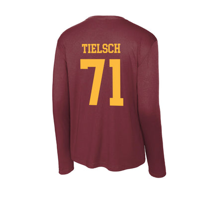 Minnesota - NCAA Football : Lucas Tielsch - Activewear Long Sleeve T-Shirt-1