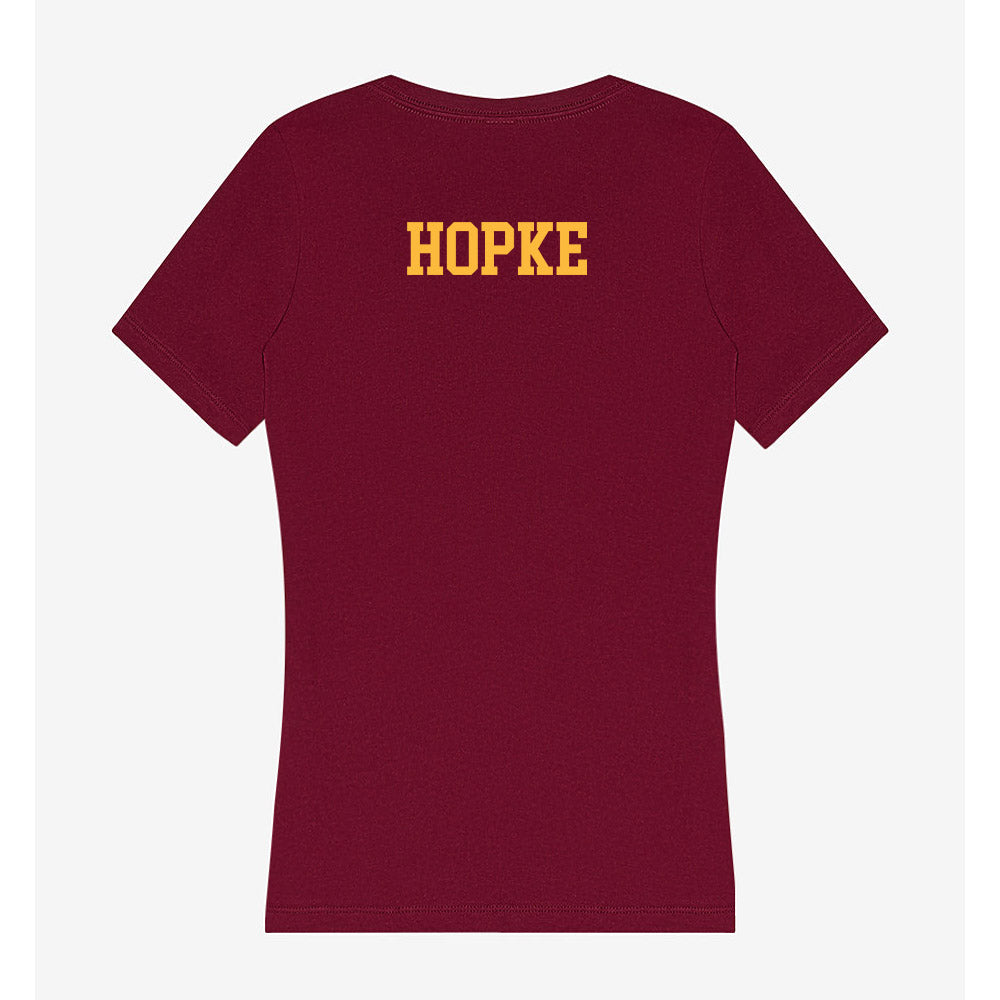 Minnesota - NCAA Wrestling : Koy Hopke - Women's V-Neck T-Shirt-1