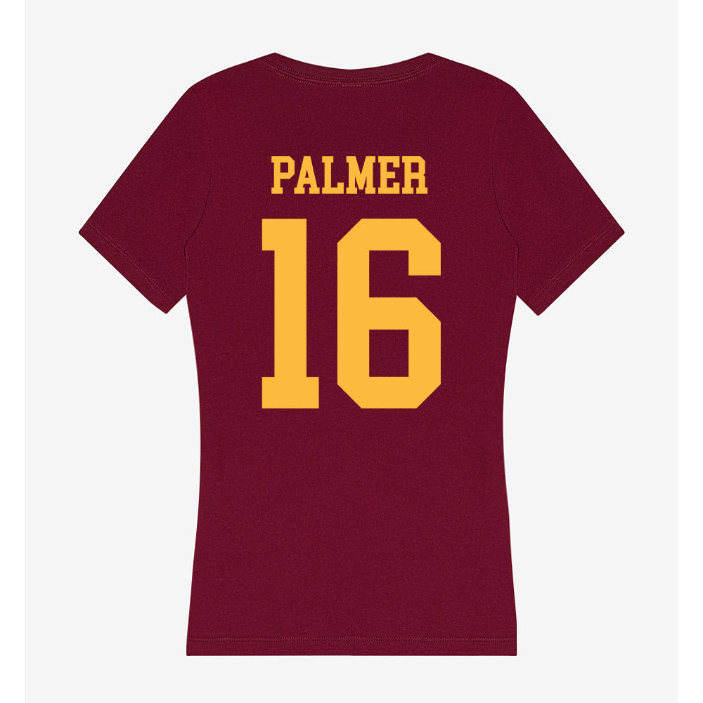 Minnesota - NCAA Football : Brady Palmer - Women's V-Neck T-Shirt-1
