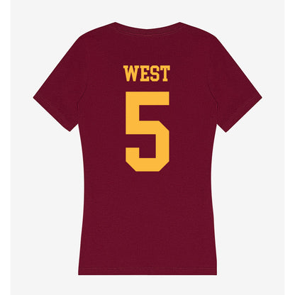 Minnesota - NCAA Football : Aydan West - Women's V-Neck T-Shirt-1