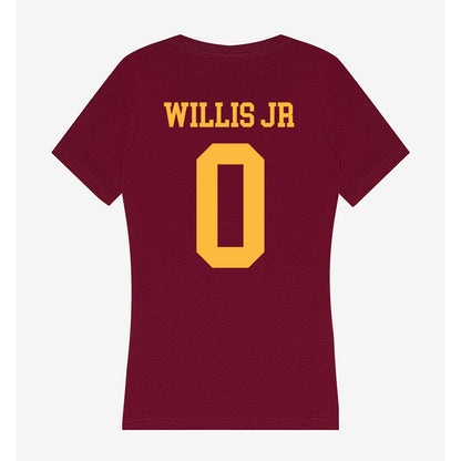 Minnesota - NCAA Men's Basketball : Chansey Willis Jr - Women's V-Neck T-Shirt-1