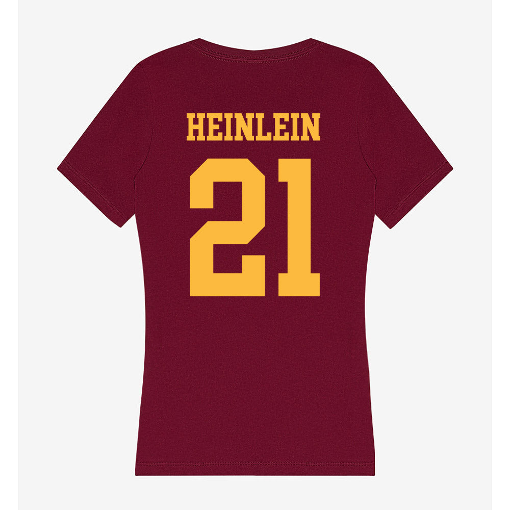 Minnesota - NCAA Women's Soccer : Hannah Heinlein - Women's V-Neck T-Shirt-1
