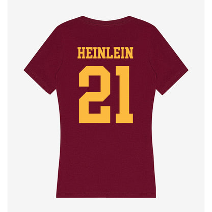 Minnesota - NCAA Women's Soccer : Hannah Heinlein - Women's V-Neck T-Shirt-1