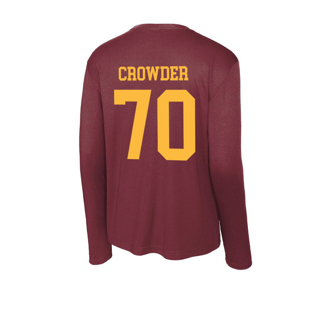 Minnesota - NCAA Football : Naquan Crowder - Classic Shersey Activewear Long Sleeve T-Shirt-1