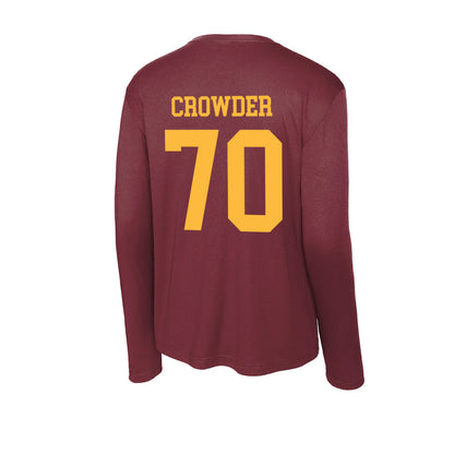 Minnesota - NCAA Football : Naquan Crowder - Classic Shersey Activewear Long Sleeve T-Shirt-1