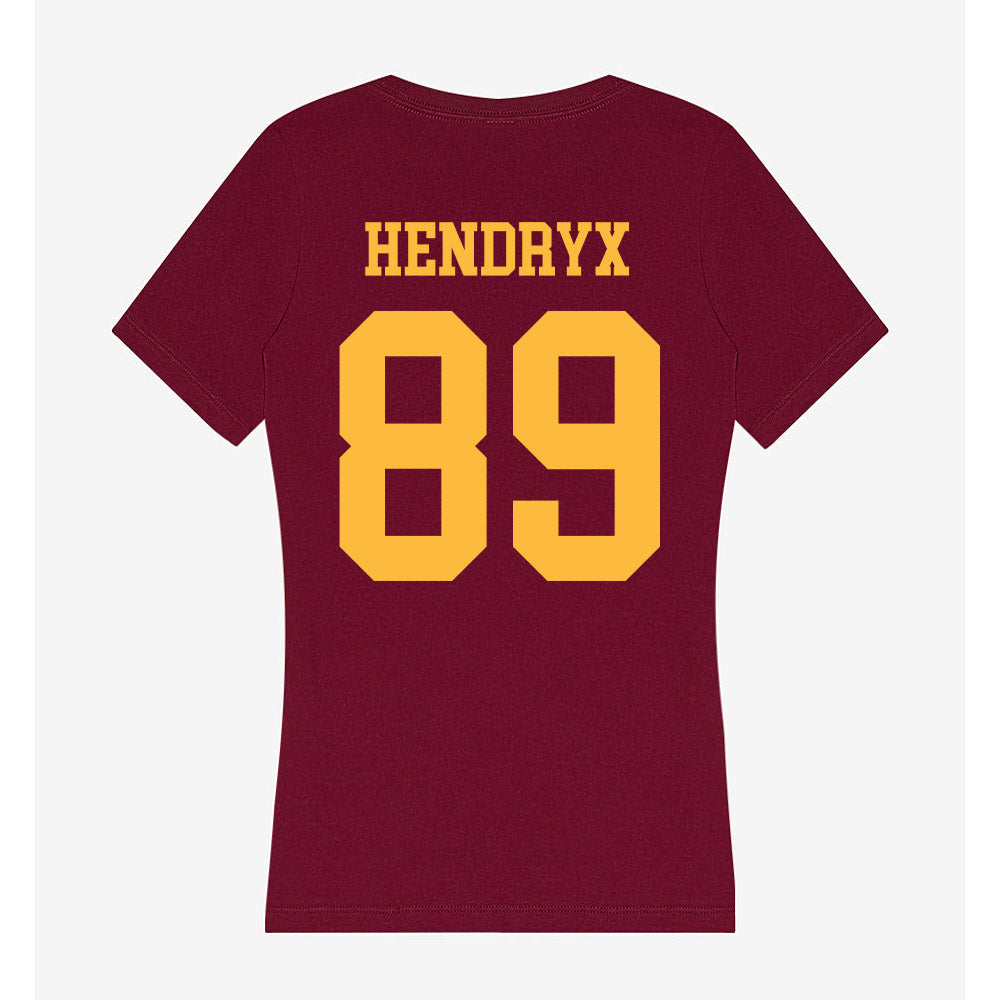 Minnesota - NCAA Football : Quayd Hendryx - Women's V-Neck T-Shirt-1