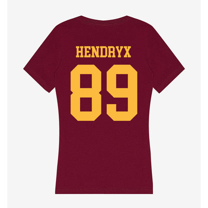 Minnesota - NCAA Football : Quayd Hendryx - Women's V-Neck T-Shirt-1