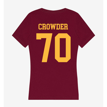 Minnesota - NCAA Football : Naquan Crowder - Classic Shersey Women's V-Neck T-Shirt-1