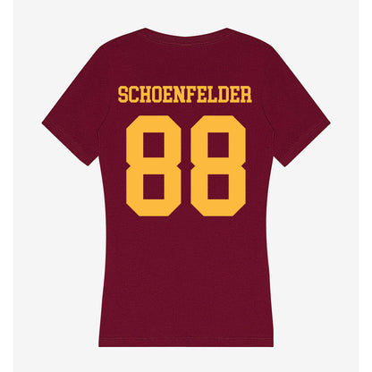 Minnesota - NCAA Women's Soccer : Brenna Schoenfelder - Women's V-Neck T-Shirt-1