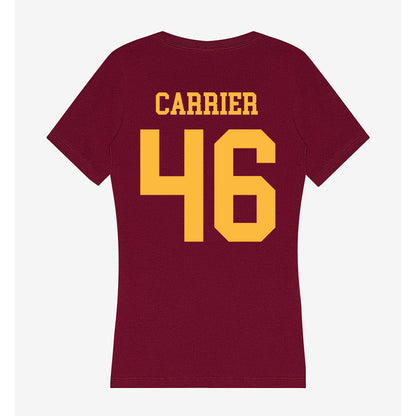 Minnesota - NCAA Football : Mason Carrier - Women's V-Neck T-Shirt-1
