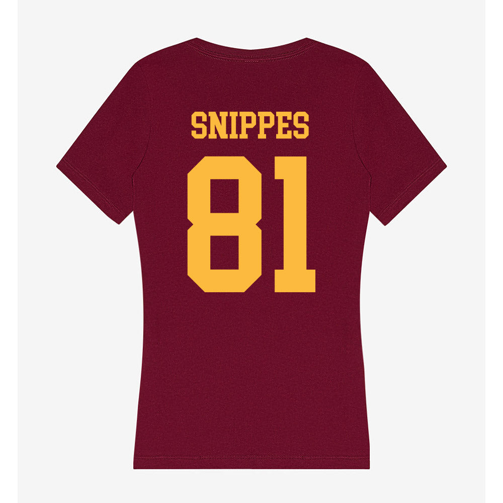 Minnesota - NCAA Softball : Jessa Snippes - Women's V-Neck T-Shirt-1